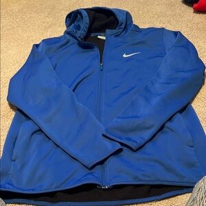 Nike Royal Blue Full-Zip Hooded Jacket